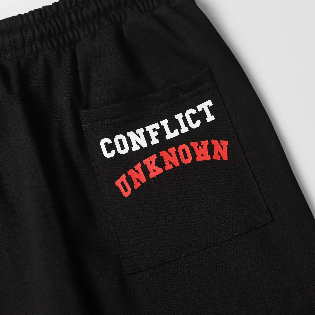 Saint Michael series of fashionable casual long sweatpants Style number: 242P190 Color: Black Size: S M L XL
